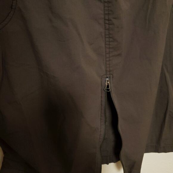 XCVI Lagenlook Mocha Mousse Baggy Midi Skirt Gorpcore - Picture 8 of 9